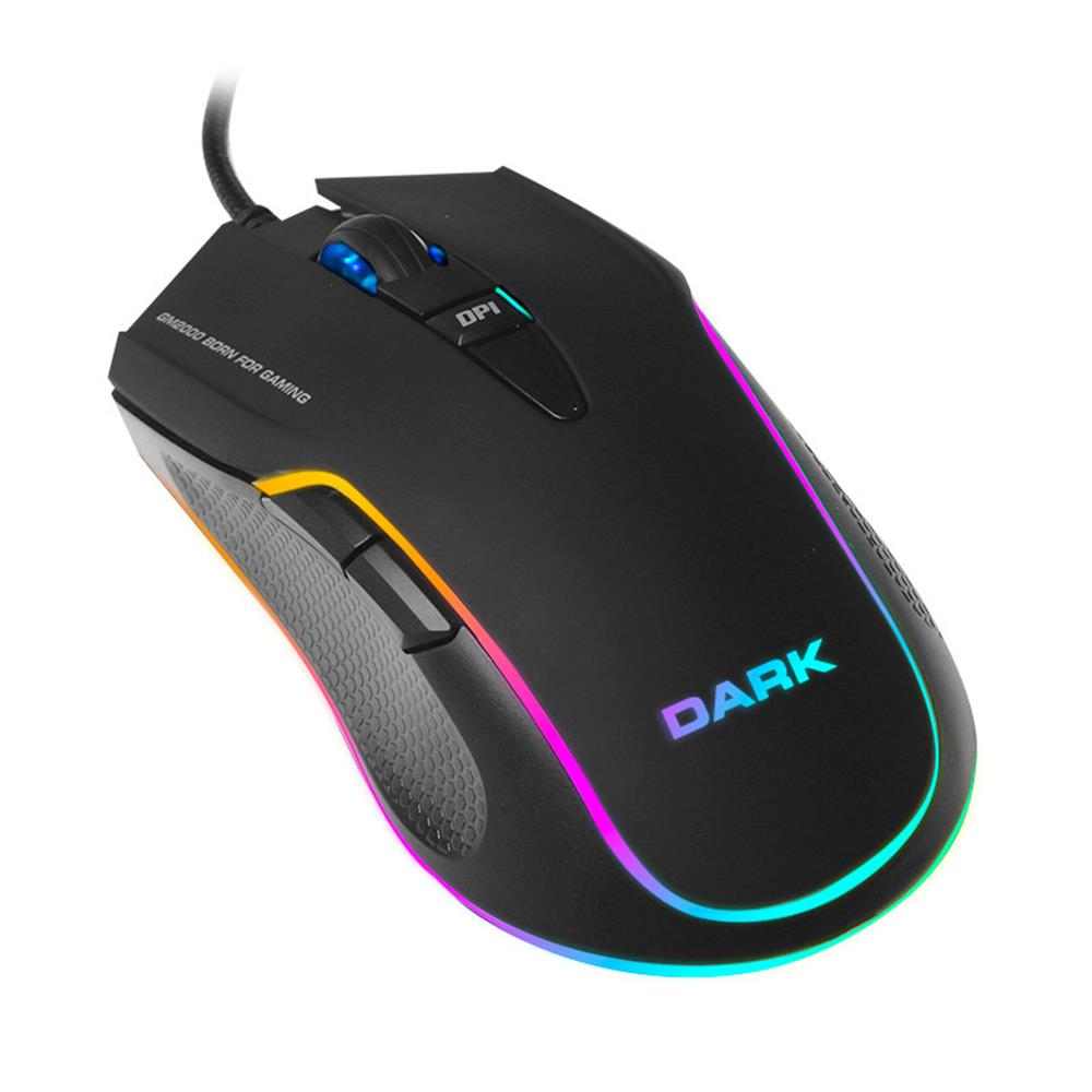 Dark DK-AC-GM2000 Elite Force PMW 3325 Optik Sensörlü, 10000DPIya, RGB Aydınlatmalı USB Oyuncu Mouse