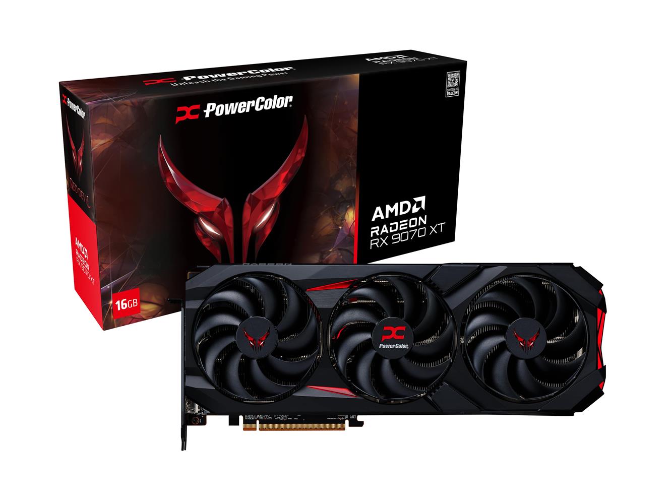 Powercolor Red Devil Radeon RX9070XT 16G-E/OC GDDR6 256Bit Gaming (Oyuncu) Ekran Kartı