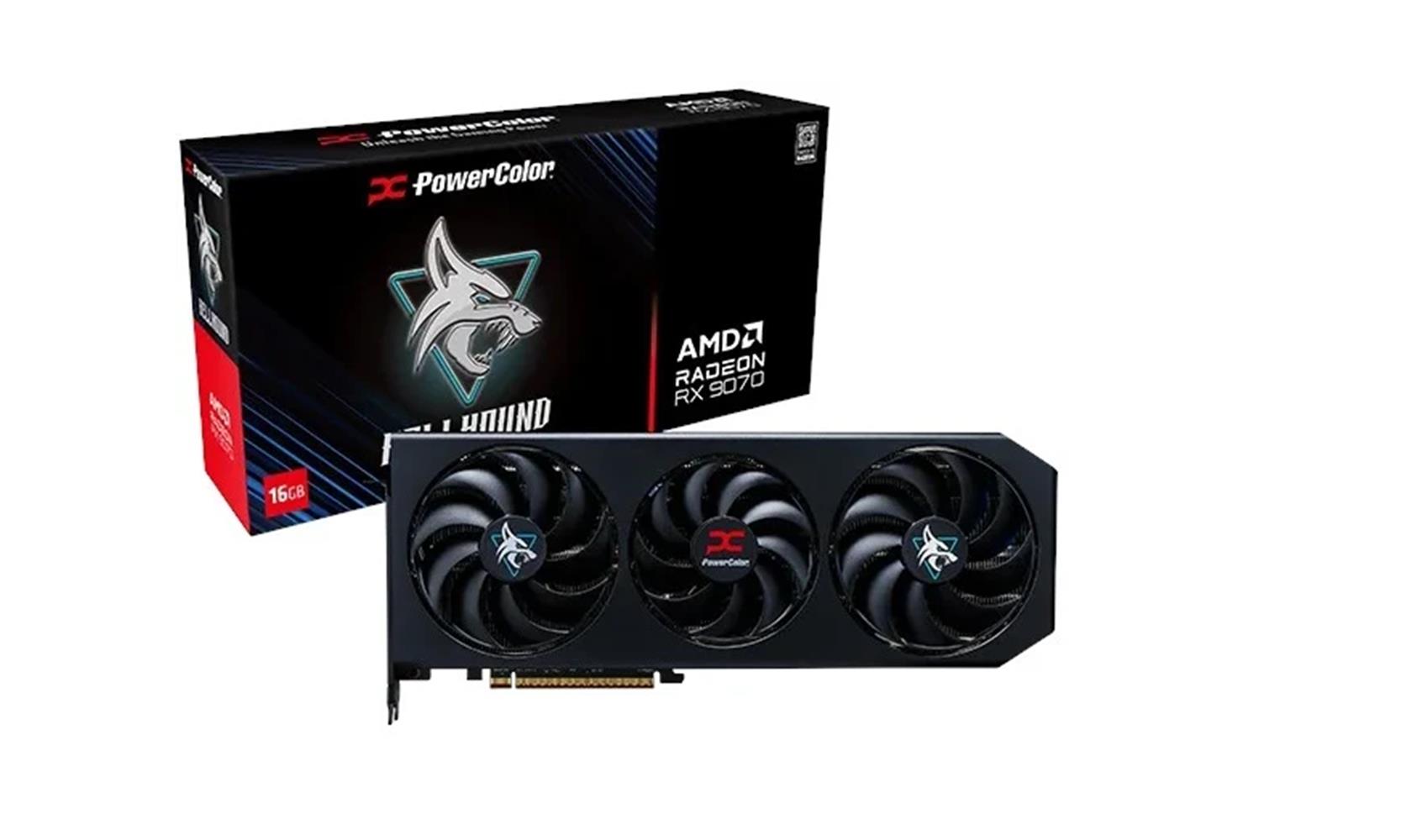 Powercolor Hellhound Radeon RX9070 16G-L/OC GDDR6 256Bit AEAE2PWC0028 Gaming (Oyuncu) Ekran Kartı